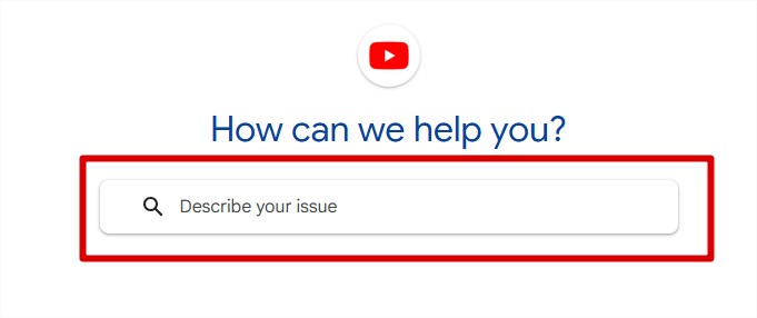 youtube support التواصل مع دعم يوتيوب