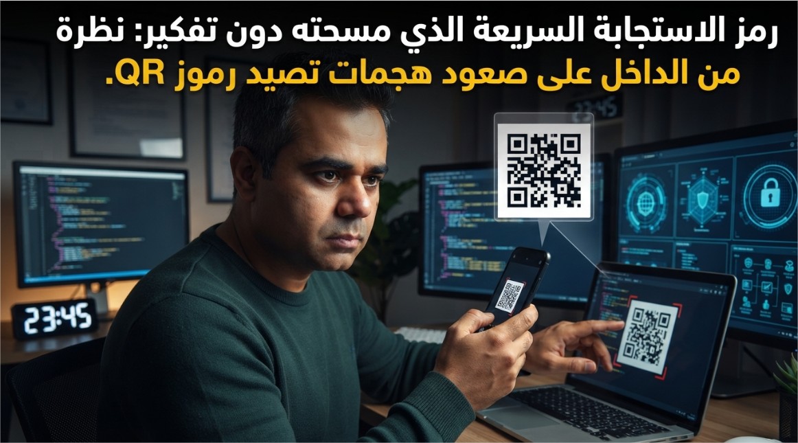 رمز الاستجابة السريعة الذي مسحته دون تفكير: نظرة من الداخل على صعود هجمات تصيد رموز